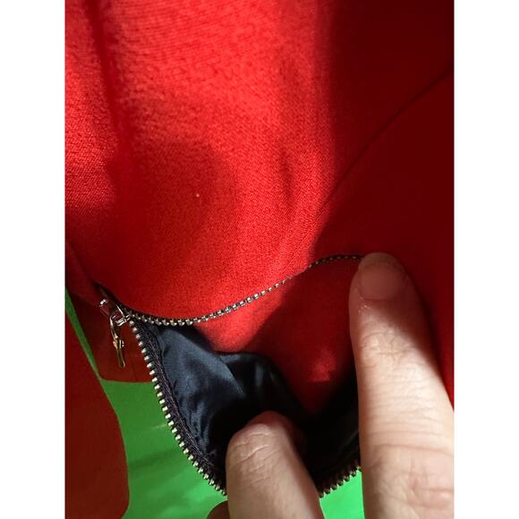 Tahari Arthur S. Levine Tomato Red Blazer Jacket Size 10 NWT - Picture 4 of 10